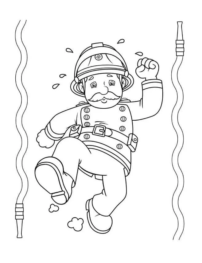 Dibujos para colorear e imprimir Firefighter