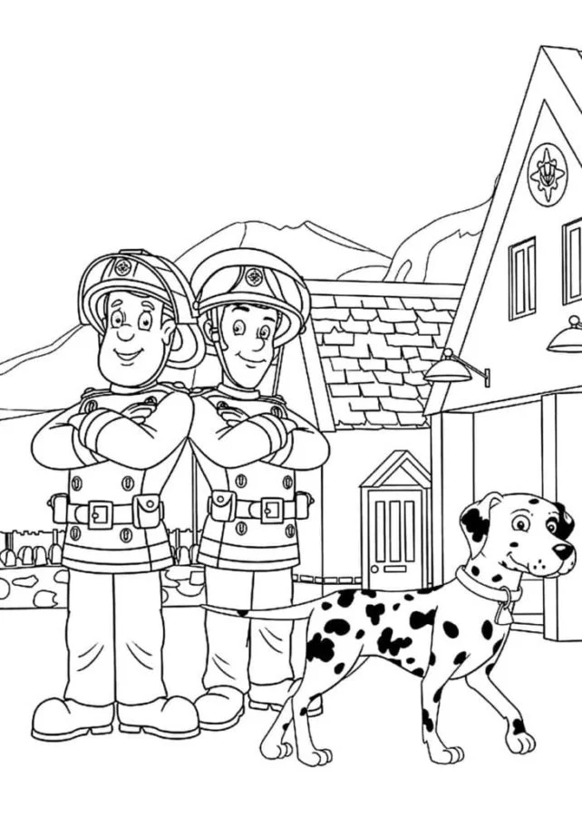 Dibujos para colorear e imprimir Firefighter