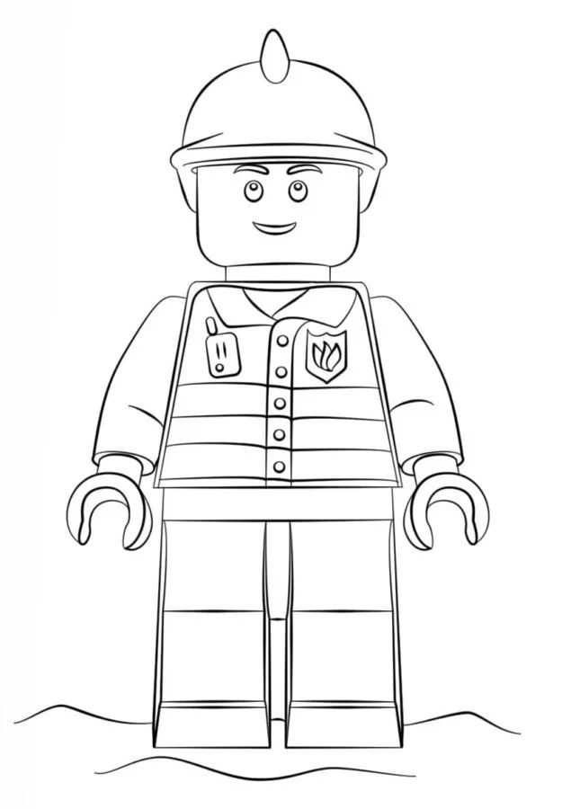 Dibujos para colorear e imprimir Firefighter