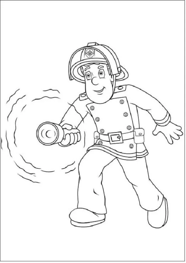 Dibujos para colorear e imprimir Firefighter