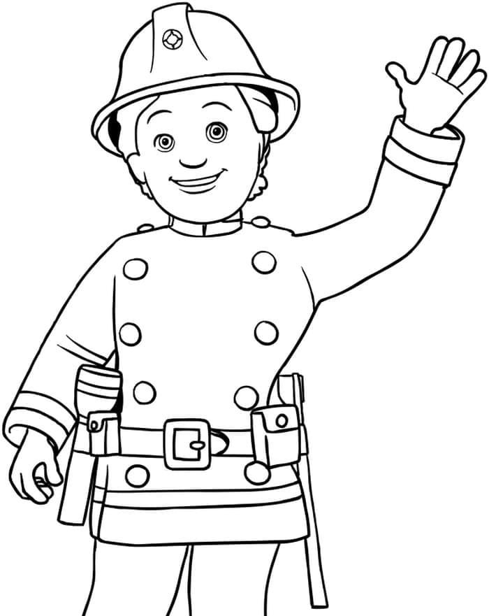 Dibujos para colorear e imprimir Firefighter