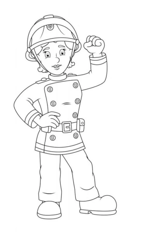 Dibujos para colorear e imprimir Firefighter