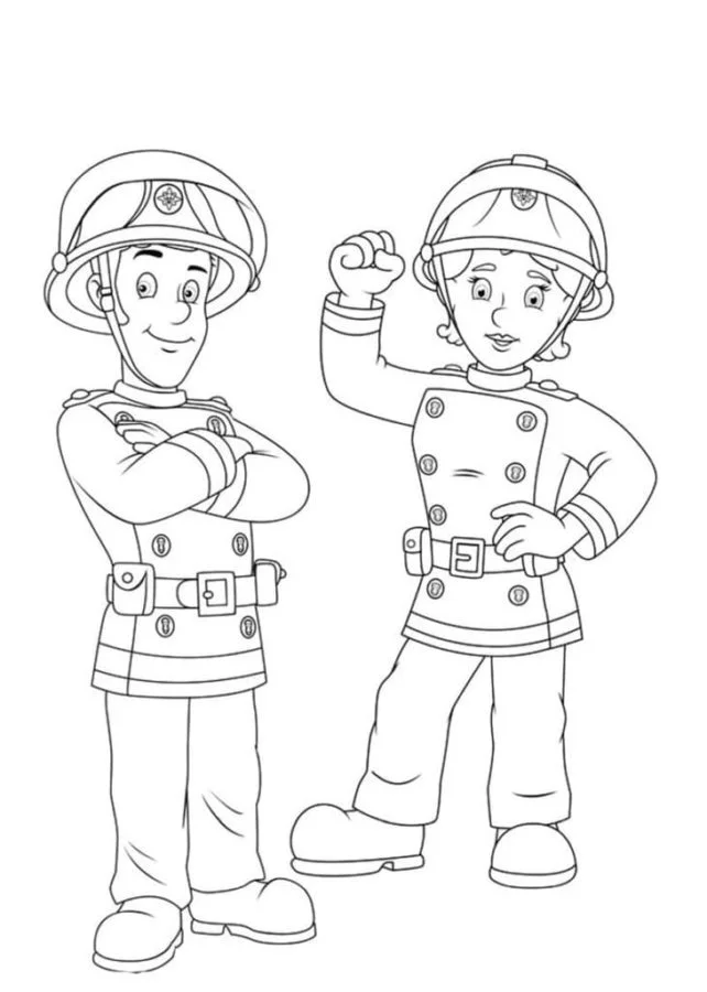 Dibujos para colorear e imprimir Firefighter