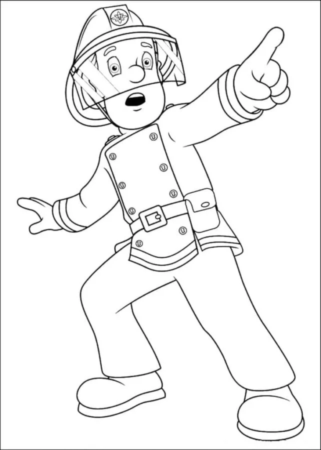 Dibujos para colorear e imprimir Firefighter