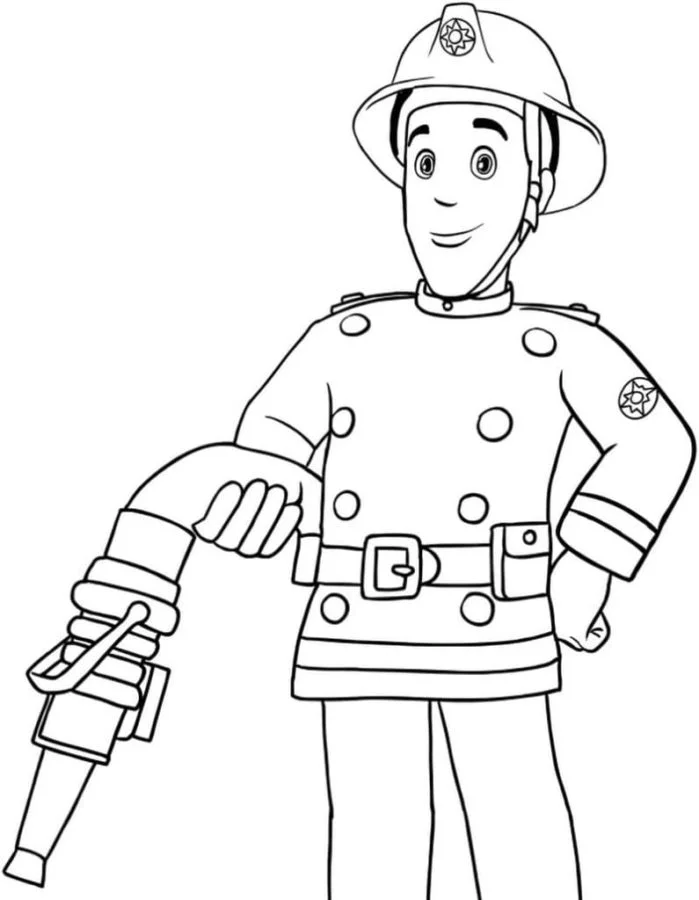 Dibujos para colorear e imprimir Firefighter