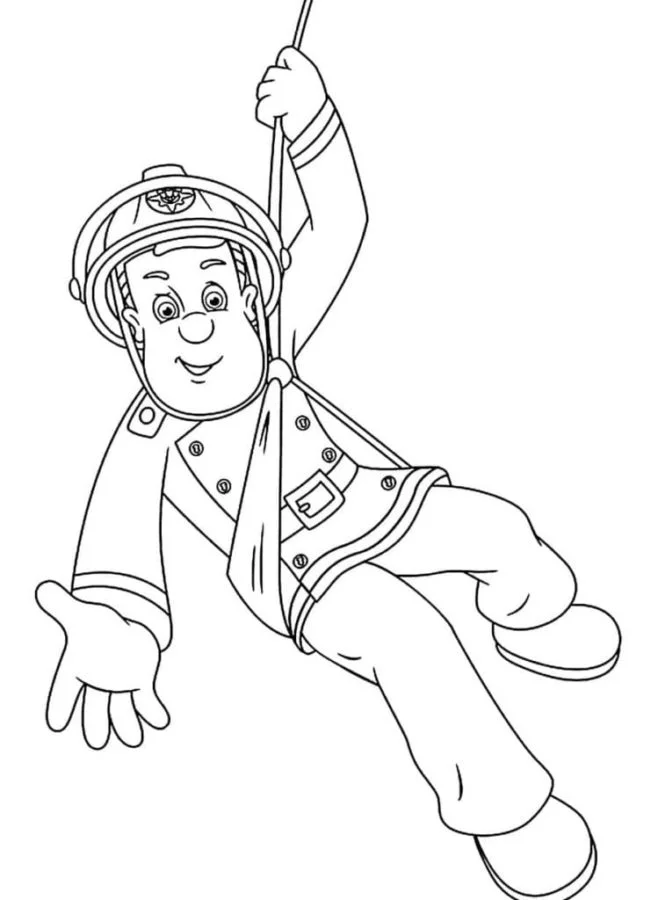 Dibujos para colorear e imprimir Firefighter