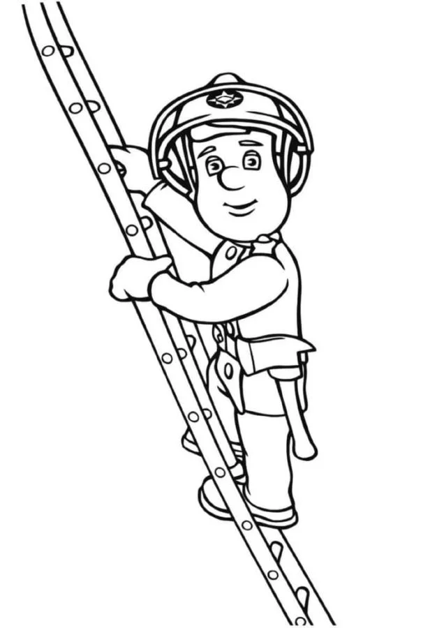 Dibujos para colorear e imprimir Firefighter