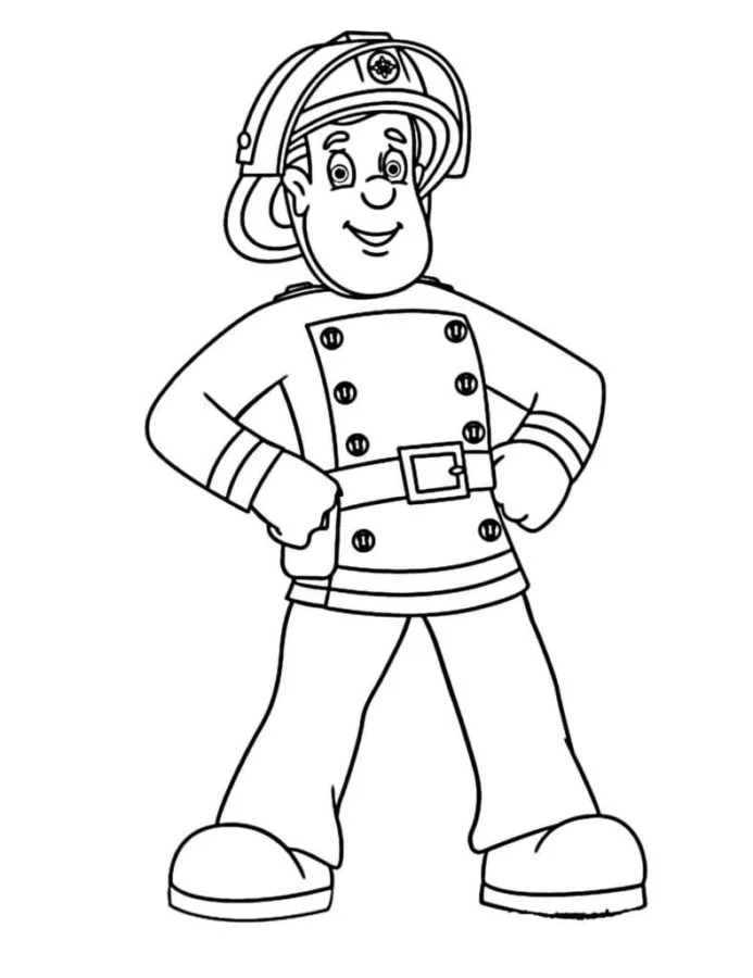 Dibujos para colorear e imprimir Firefighter