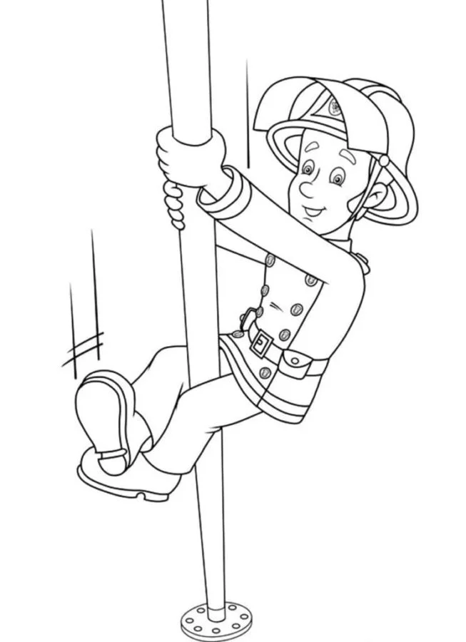 Dibujos para colorear e imprimir Firefighter