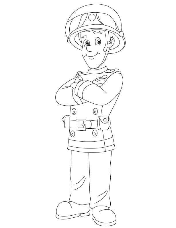 Dibujos para colorear e imprimir Firefighter