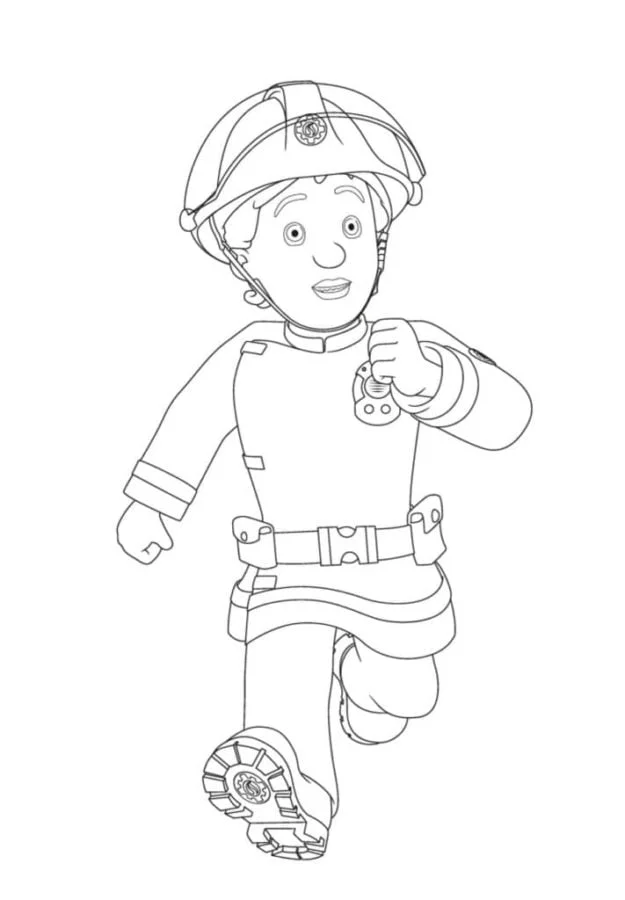 Dibujos para colorear e imprimir Firefighter