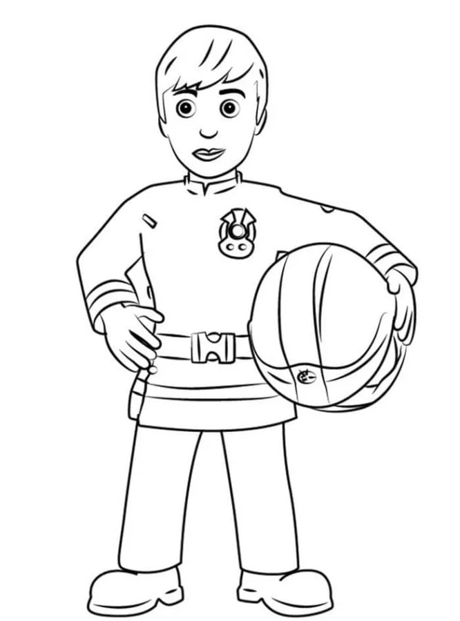 Dibujos para colorear e imprimir Firefighter