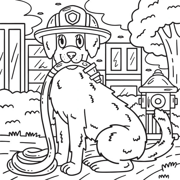 Dibujos para colorear e imprimir Firefighter