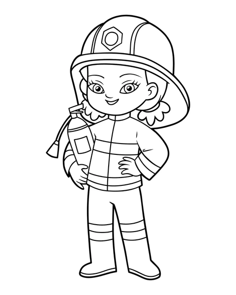 Dibujos para colorear e imprimir Firefighter