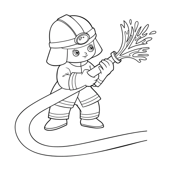 Dibujos para colorear e imprimir Firefighter