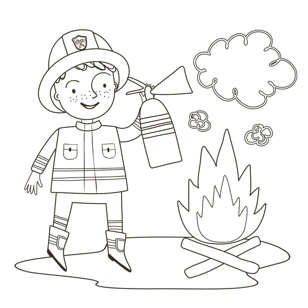 Dibujos para colorear e imprimir Firefighter