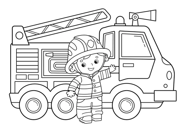 Dibujos para colorear e imprimir Firefighter