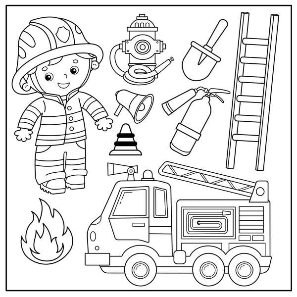 Dibujos para colorear e imprimir Firefighter