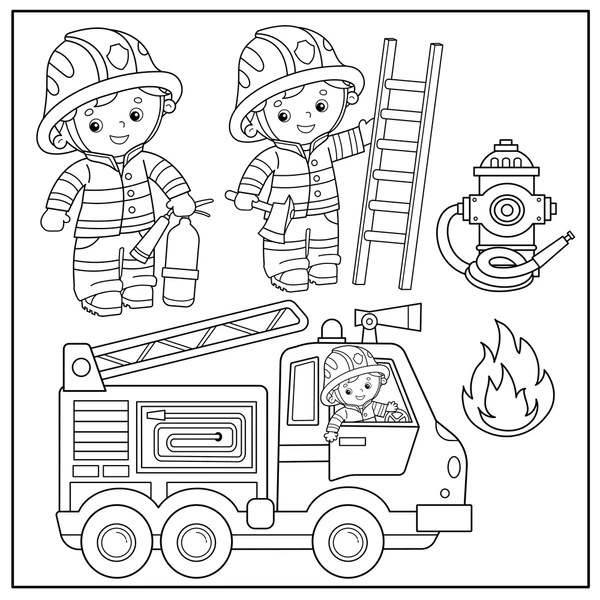 Dibujos para colorear e imprimir Firefighter