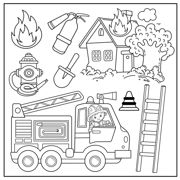 Dibujos para colorear e imprimir Firefighter