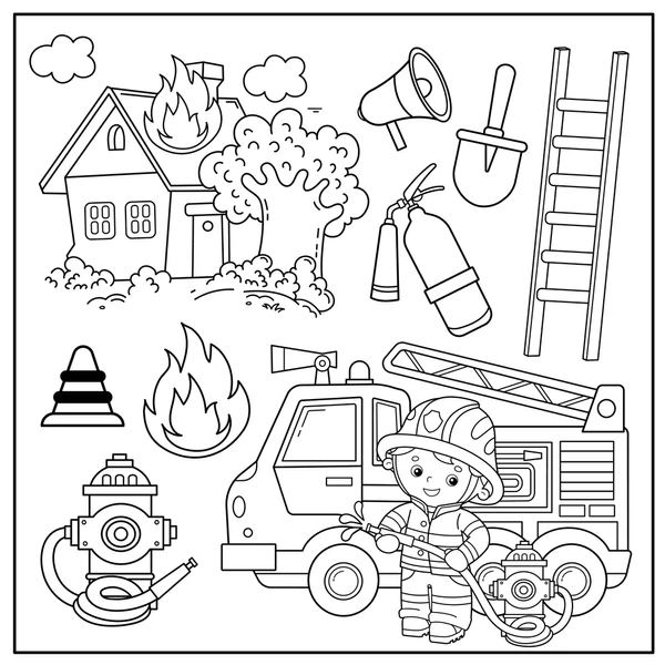 Dibujos para colorear e imprimir Firefighter