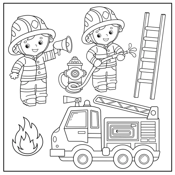 Dibujos para colorear e imprimir Firefighter