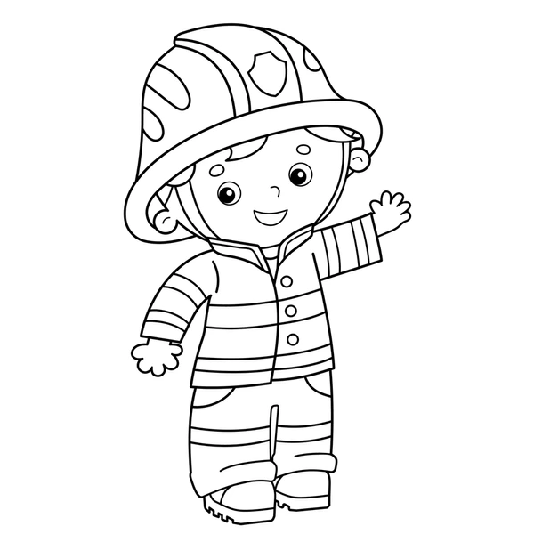 Dibujos para colorear e imprimir Firefighter