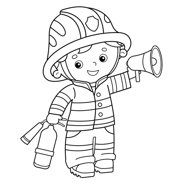 Dibujos para colorear e imprimir Firefighter