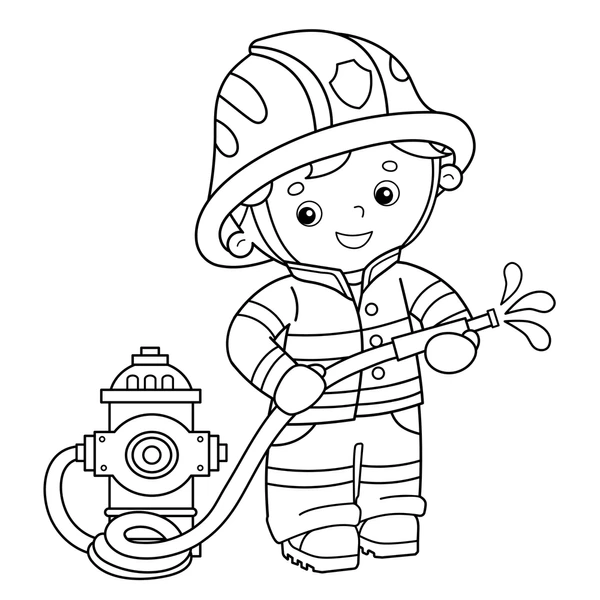 Dibujos para colorear e imprimir Firefighter