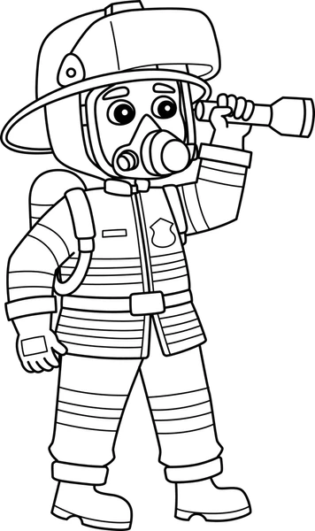 Dibujos para colorear e imprimir Firefighter