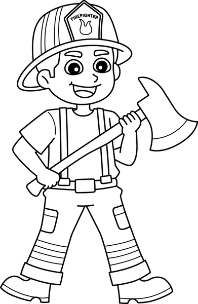 Dibujos para colorear e imprimir Firefighter