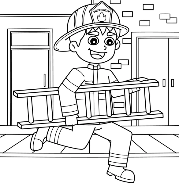 Dibujos para colorear e imprimir Firefighter