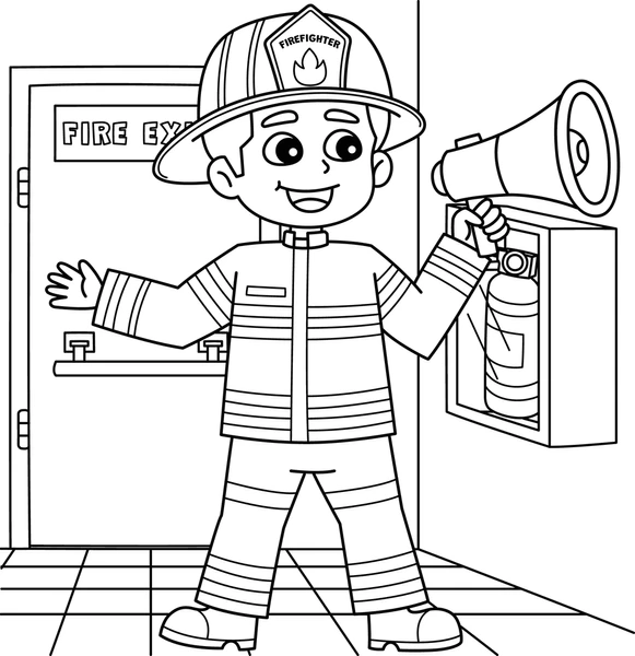 Dibujos para colorear e imprimir Firefighter