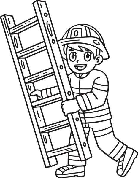 Dibujos para colorear e imprimir Firefighter