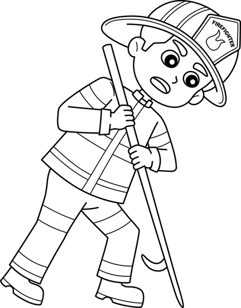 Dibujos para colorear e imprimir Firefighter