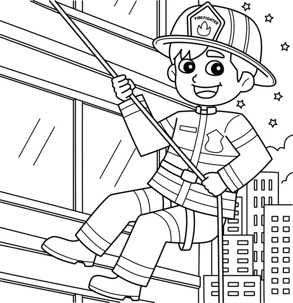 Dibujos para colorear e imprimir Firefighter