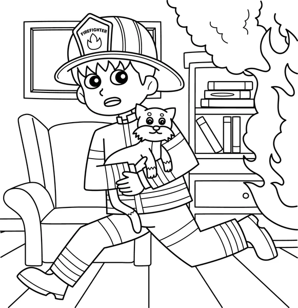 Dibujos para colorear e imprimir Firefighter