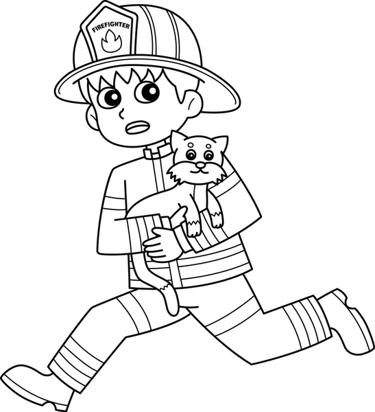 Dibujos para colorear e imprimir Firefighter