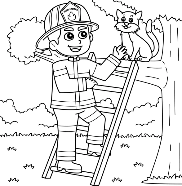 Dibujos para colorear e imprimir Firefighter