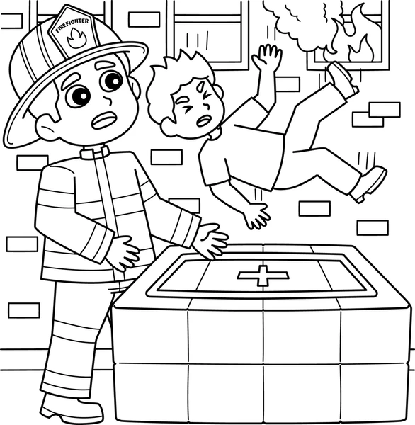 Dibujos para colorear e imprimir Firefighter