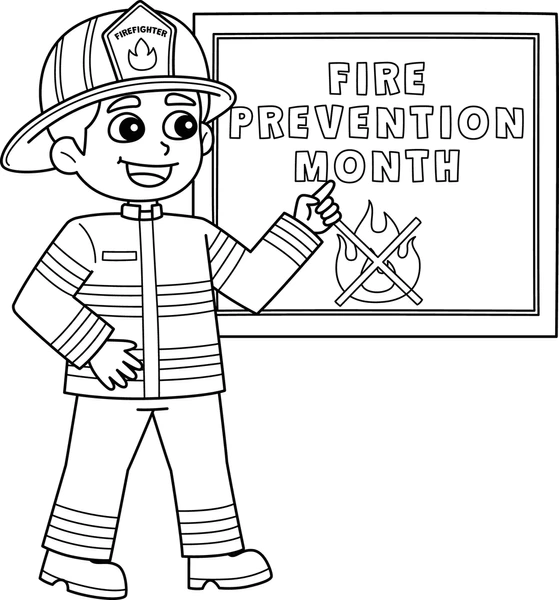 Dibujos para colorear e imprimir Firefighter