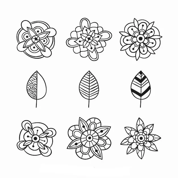 Dibujos para colorear e imprimir Flowers