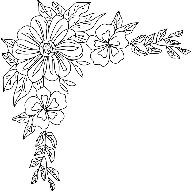 Dibujos para colorear e imprimir Flowers