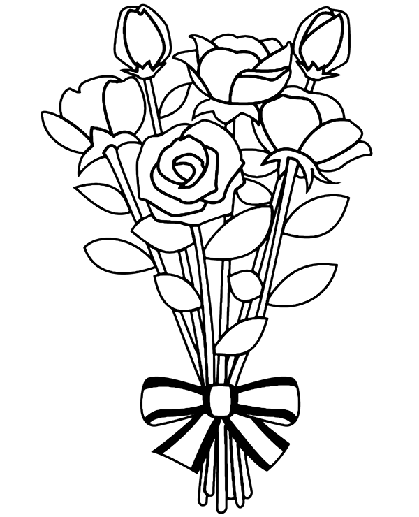 Dibujos para colorear e imprimir Flowers