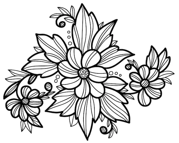 Dibujos para colorear e imprimir Flowers