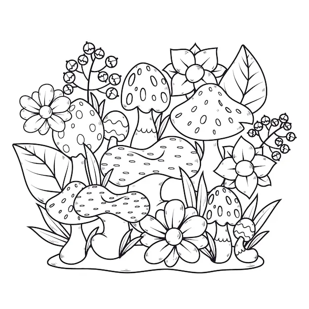 Dibujos para colorear e imprimir Flowers