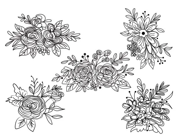 Dibujos para colorear e imprimir Flowers