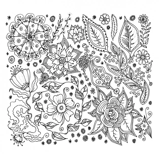 Dibujos para colorear e imprimir Flowers