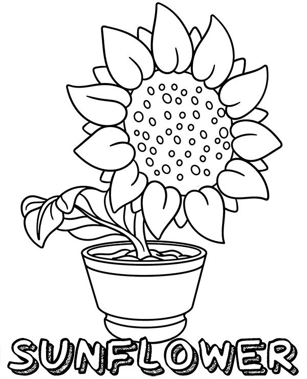 Dibujos para colorear e imprimir Flowers