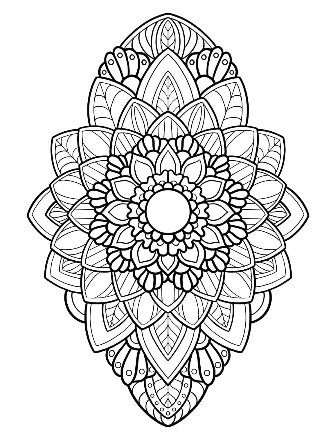 Dibujos para colorear e imprimir Flowers